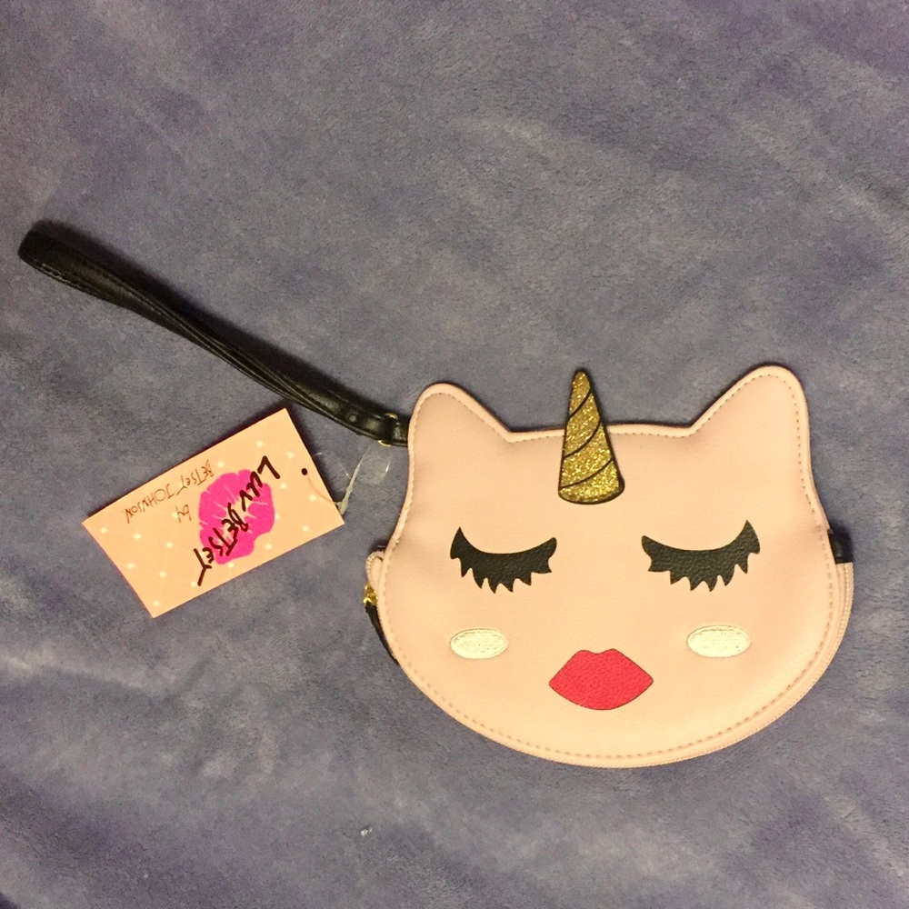 Betsey Johnson/Luv Betsey Unicorn/Unicat Wristlet
